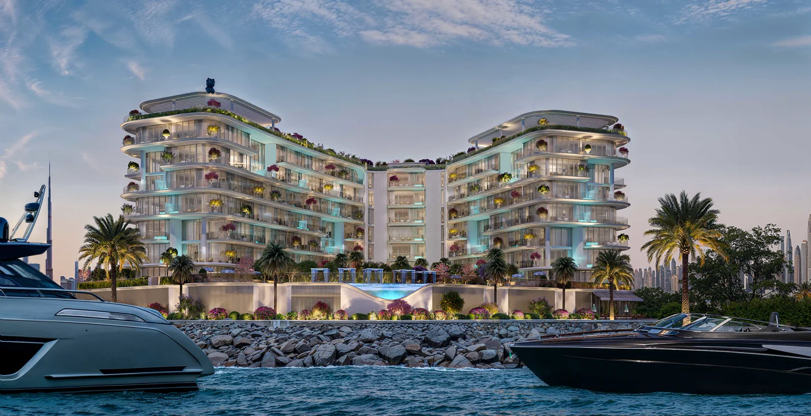Serviced waterfront apartments in Dubai Islands, Dubai, United Arab Emirates
