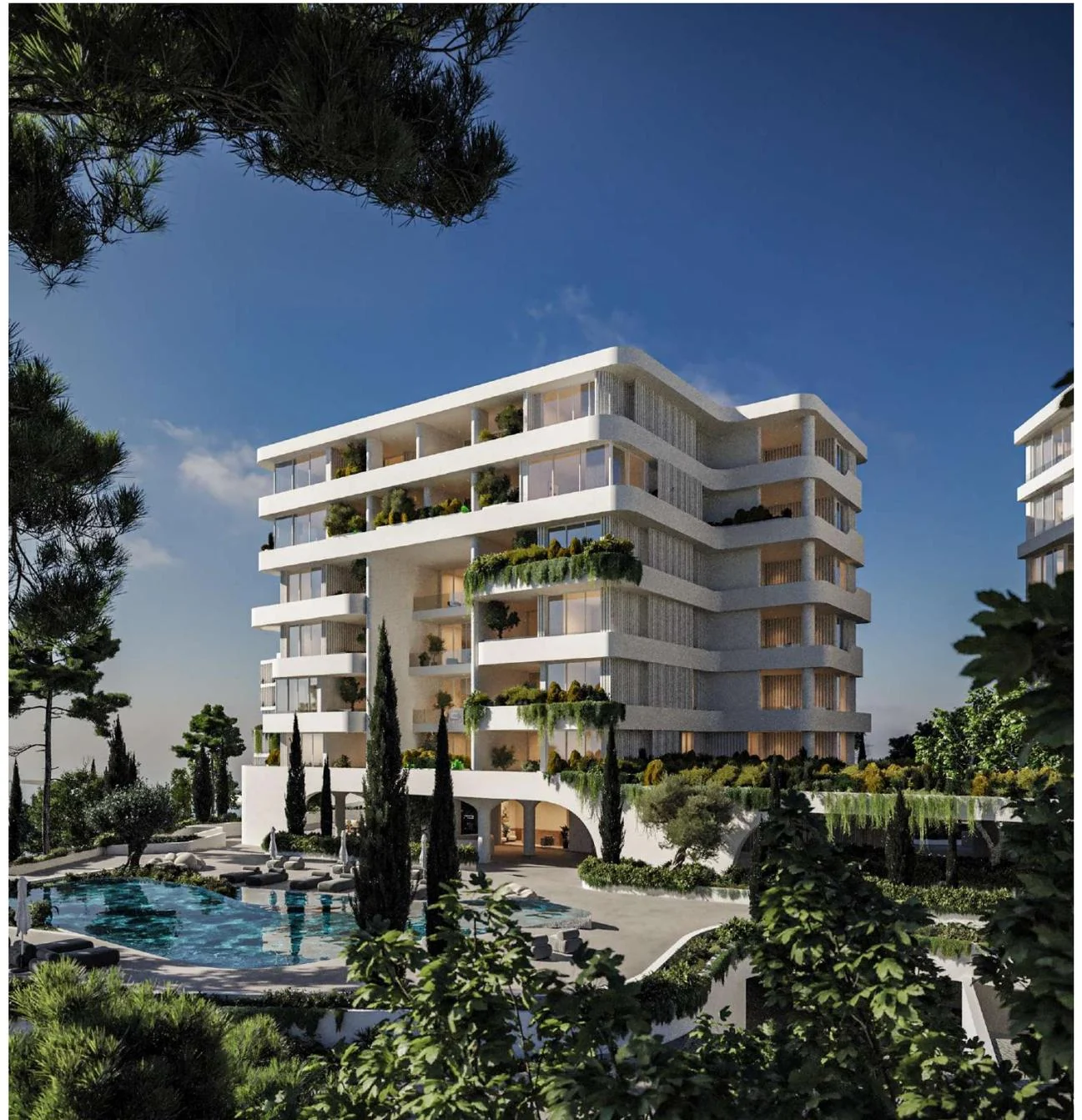 Sea-view apartments in Kato Paphos