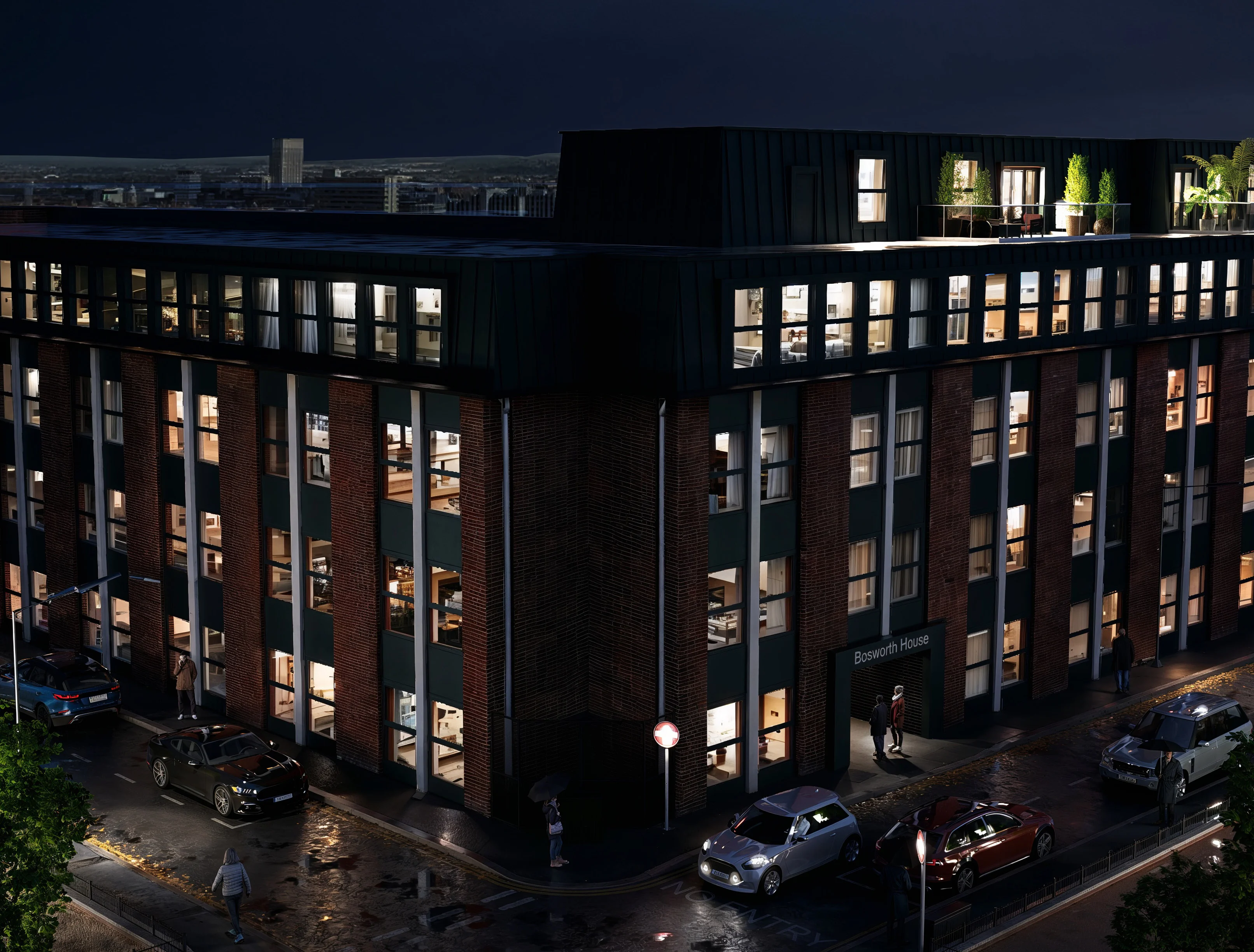 Contemporary apartments in Leicester city centre, Leicestershire