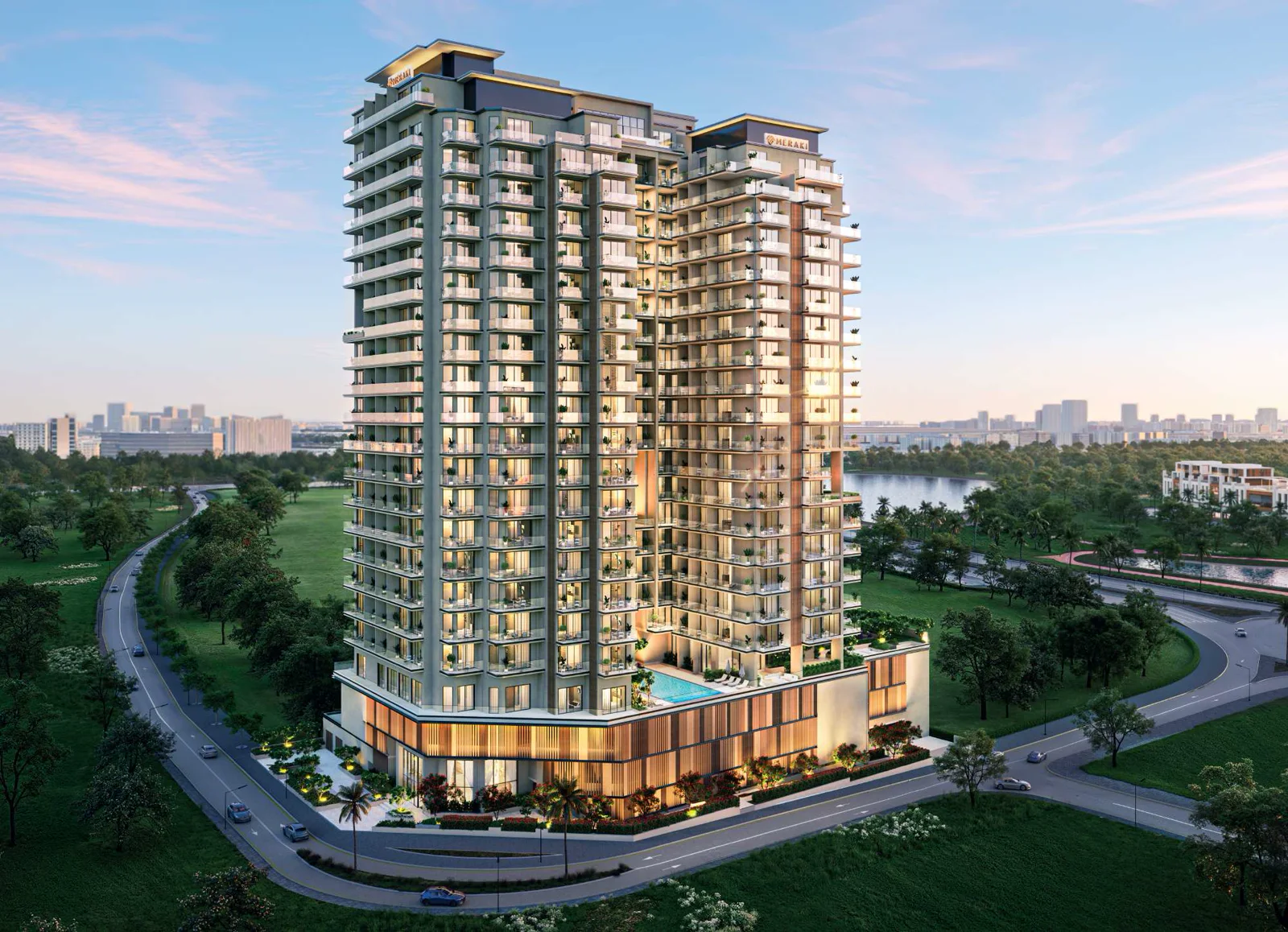 Residential apartments in Me'aisem (Dubai Production City), Dubai