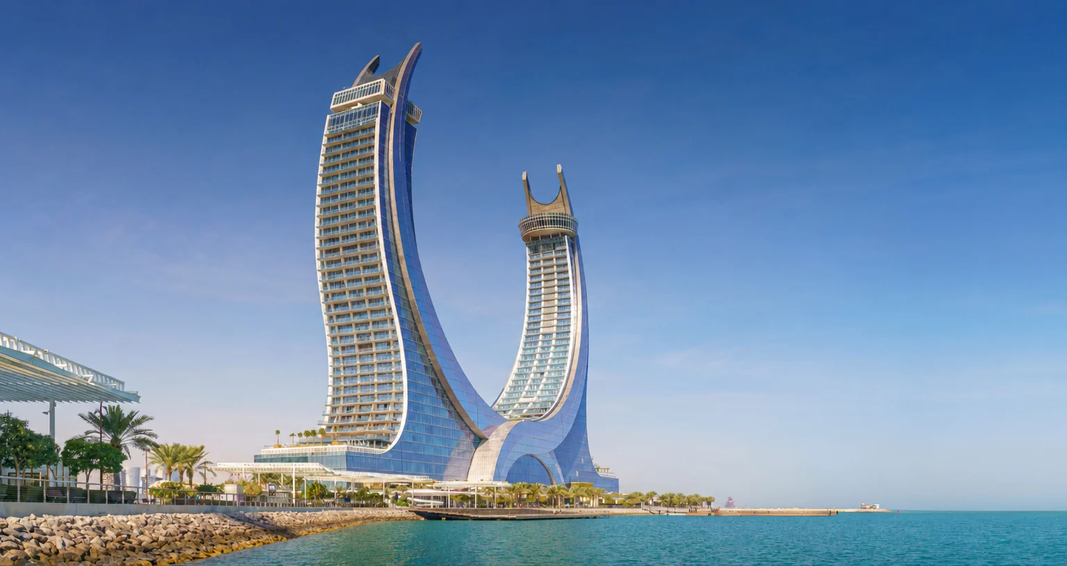 Seaside apartments in Lusail City, Qatar