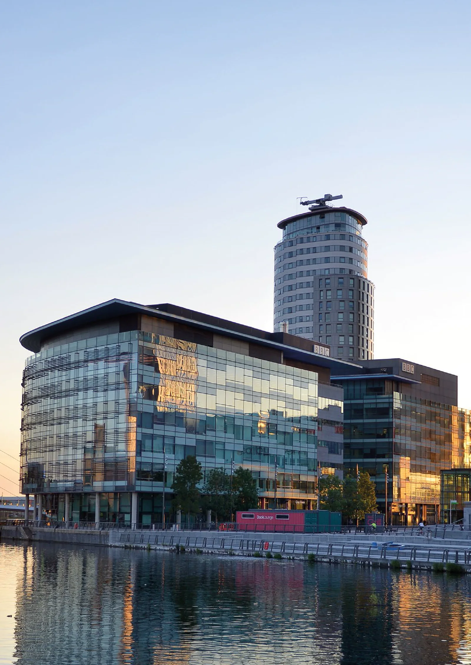 Apartments and duplex townhouses in Salford Quays, Salford, Greater Manchester